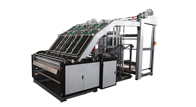 Flute Laminating Machine, Semi-automatic, BZJ-Q-3