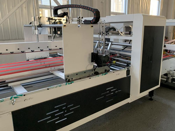 Corrugated Box Automatic Folding Stitching and Gluing Machine